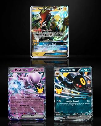 CARTE POKÉMON 30ESIMO E GX