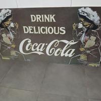 Targa Insegna Pannello Quadro Coca Cola Bar Pub Vi