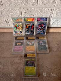 Lotto carte Pokémon gradate CGC RGS Rubin