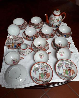 servizio da the e da caffè giapponese anni '30