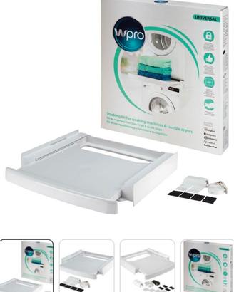 WPRO Kit sovrapposizione lavatrice asciugatrice