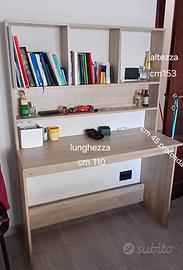SCRIVANIA + LIBRERIA