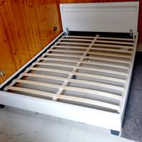 letto basso semi-pelle 140x200 