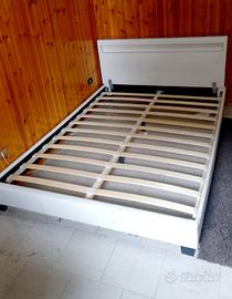 letto basso semi-pelle 140x200 