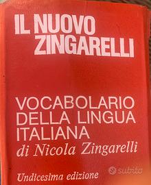 Vocabolario della lingua Italiana Zingarelli