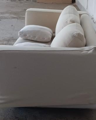 Divano 2 posti Made in Italy panna