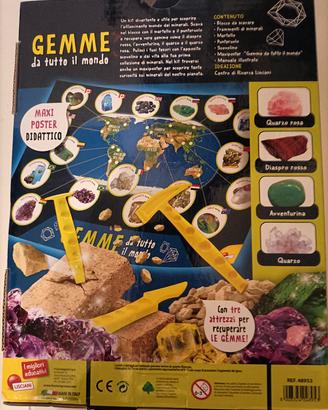 gioco nuovo bambini gemme da tutto il mondo genius