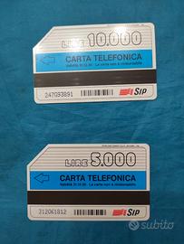 Schede telefoniche da collezione