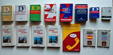 15 Dizionari/Manuali Tascabili Lingue anni '60-'90
