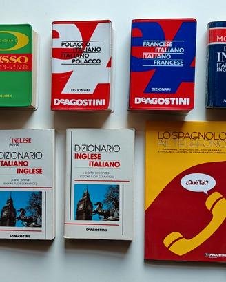 15 Dizionari/Manuali Tascabili Lingue anni '60-'90