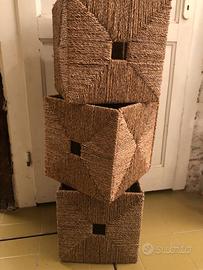 Scatole raffia Ikea