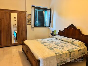 Letto noce massello Vintage