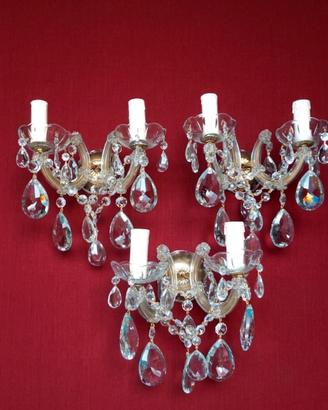 tris applique vintage stile Maria Teresa