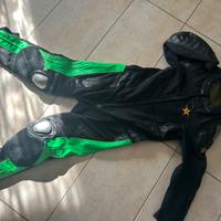 Tuta moto intera per bambino