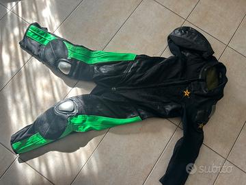 Tuta moto intera per bambino