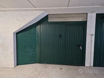 Portone basculante con porta