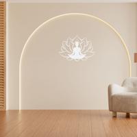 Decorazione Parete Meditazione con Fiore di Loto