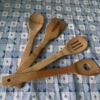 Set 4 mestoli in legno per cucina