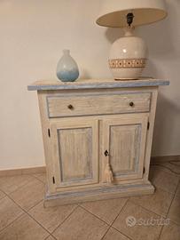 credenza in castagno decapato