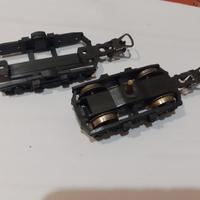 lotto carrelli modellismo ferroviario h0 
