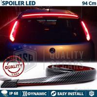 SPOILER LED Posteriore Universale in CARBONIO 94cm