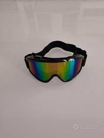 Maschera Motocross/sci/snowboard Nero Nuova