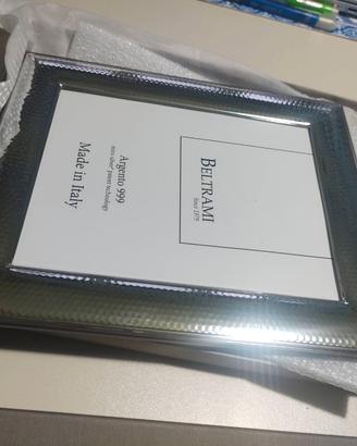 Cornice Beltrami miro-silver Argento 999