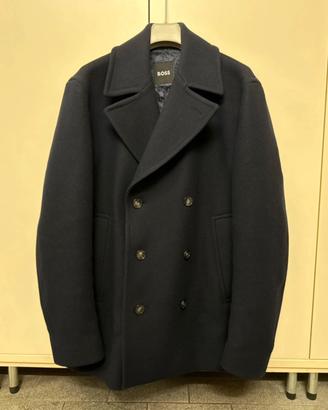BOSS Cappotto uomo Peacoat