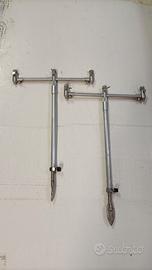 CARPFISHING BUZZBAR+PICCHETTI ALLUMINIO+INOX
