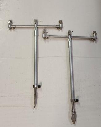 CARPFISHING BUZZBAR+PICCHETTI ALLUMINIO+INOX