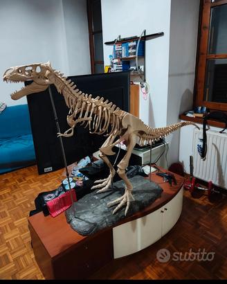 scheletro+pelle t-rex deagostini