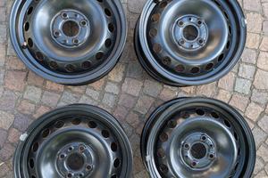 4 Cerchi in ferro 14" 5.5J×14 ET43 (Fiat, Alfa...)