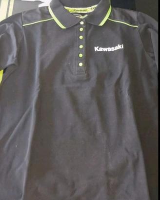 polo Kawasaki manica lunga