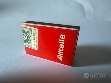 Scatola fiammiferi Alitalia vintage