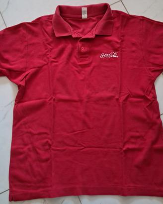 Polo Coca-Cola cotone rosso
