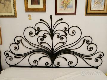 testata letto ferro battuto