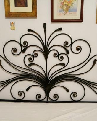 testata letto ferro battuto