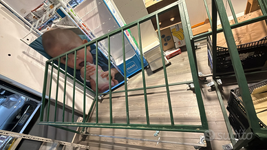 Scaffale Multiuso in Metallo con Ruote