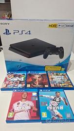PlayStation 4 500GB+5 Giochi