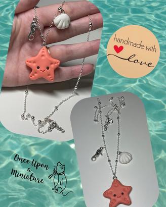 Collanina kawaii  estiva mare con stella marina
