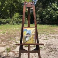 Cavalletto antico per quadri