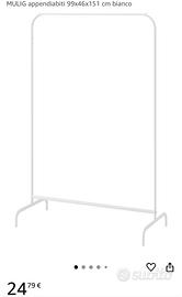Stand appendiabiti completo ikea come nuovo