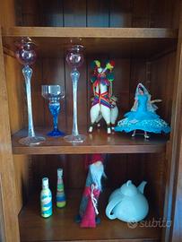 oggettistica soprammobili bicchieri 