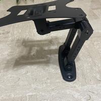 Braccio in acciaio porta TV schermo piatto