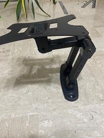 Braccio in acciaio porta TV schermo piatto