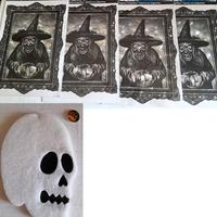 ADDOBBI e Decorazioni ADESIVE HALLOWEEN