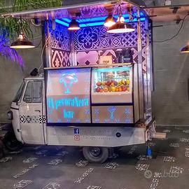 Ape Piaggio per catering/bar ed eventi