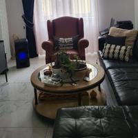 Divano in Pelle Nera