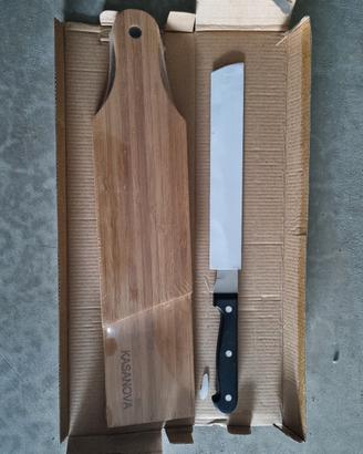 tagliere con coltello