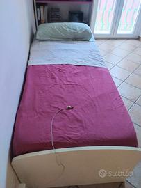 Letto singolo con materasso Memory 